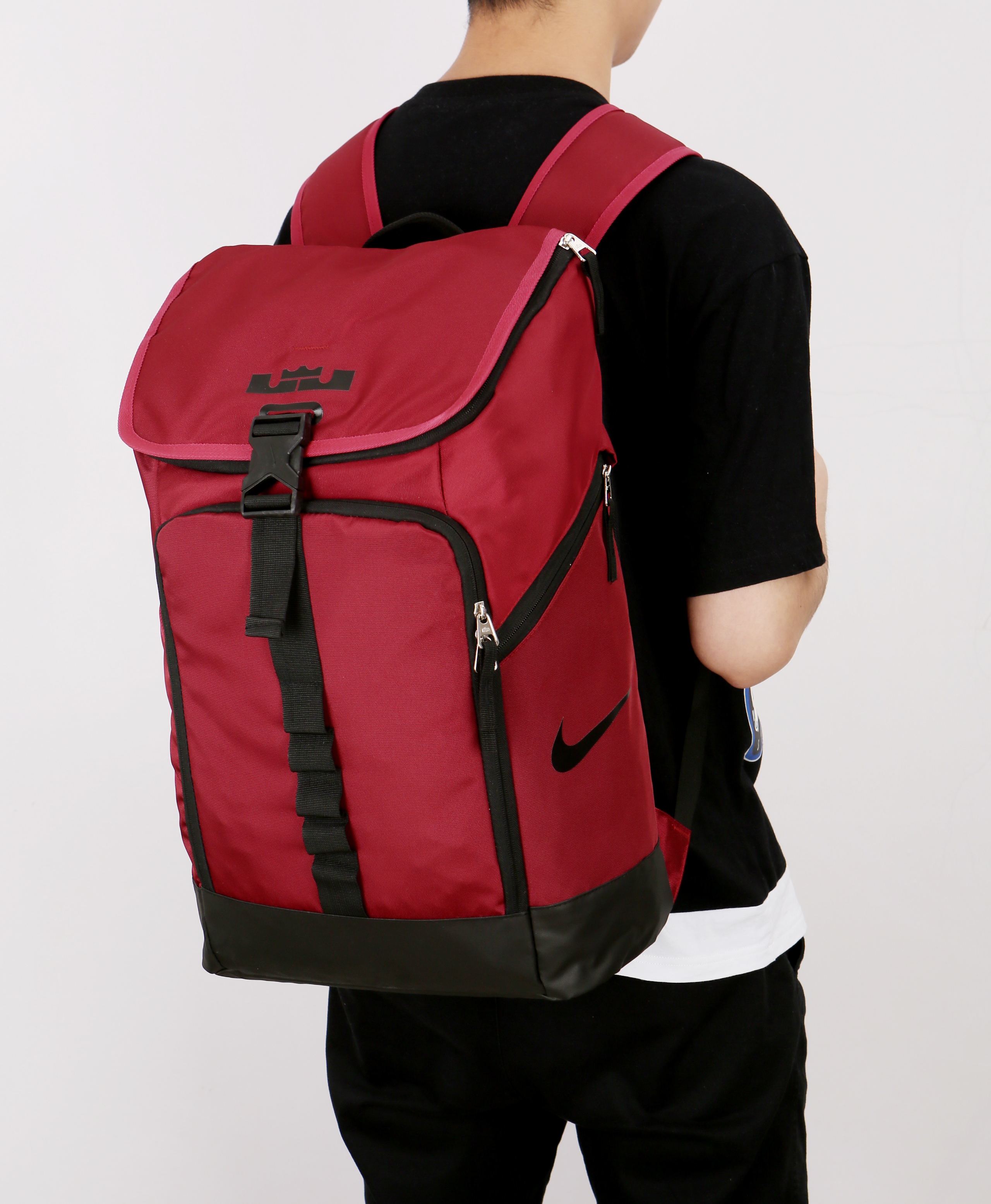 Nike LeBron Backpack Red Black